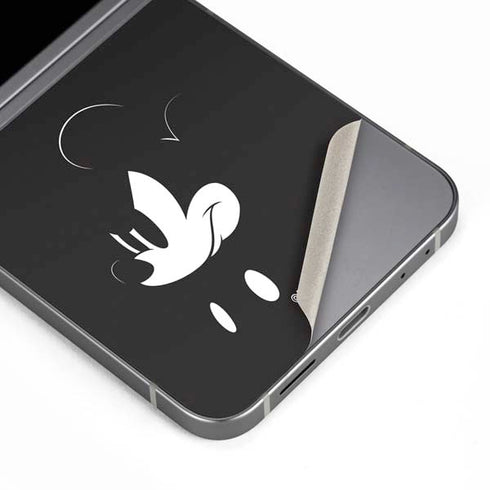 Disney Mickey Mouse Black and White Galaxy Z Flip6 Skin